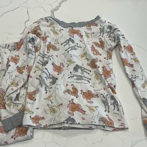 Burts Bees Farm Animal Jammies size 5